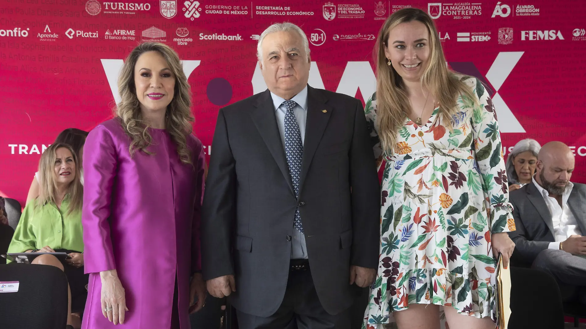 Sonia Garza, Miguel Torruco y Marisol Rumayor